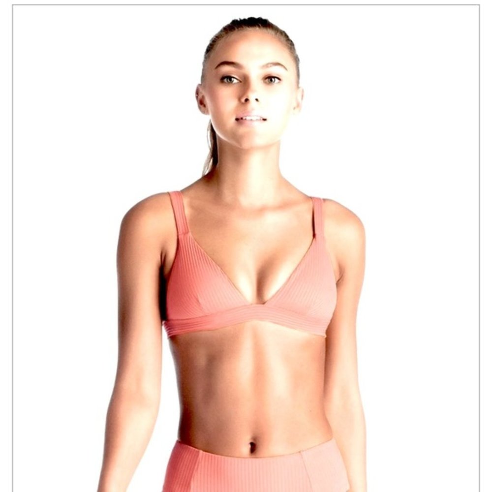 Vitamin A Neutra Banded Triangle Bikini Top - Picture 7 of 8
